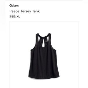 XL black tank top